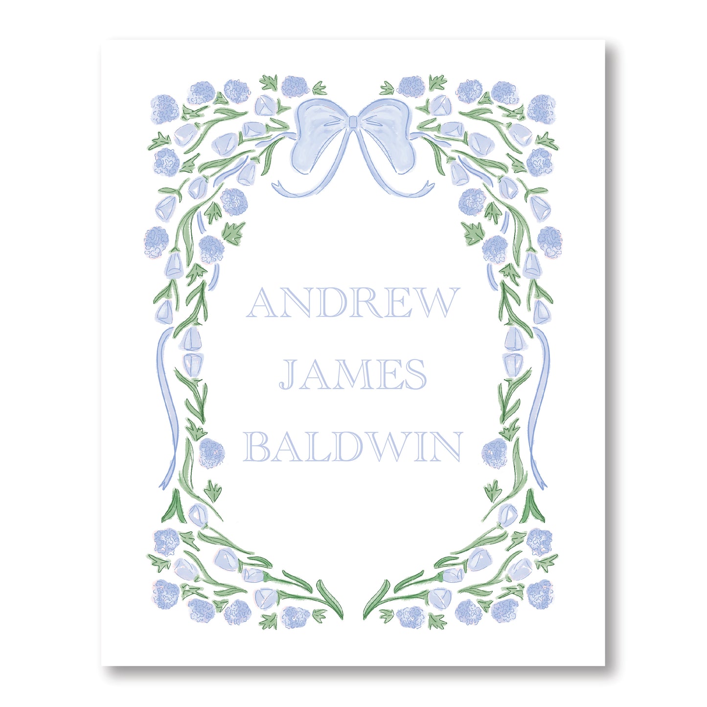 Blue Greenery Hospital Sign