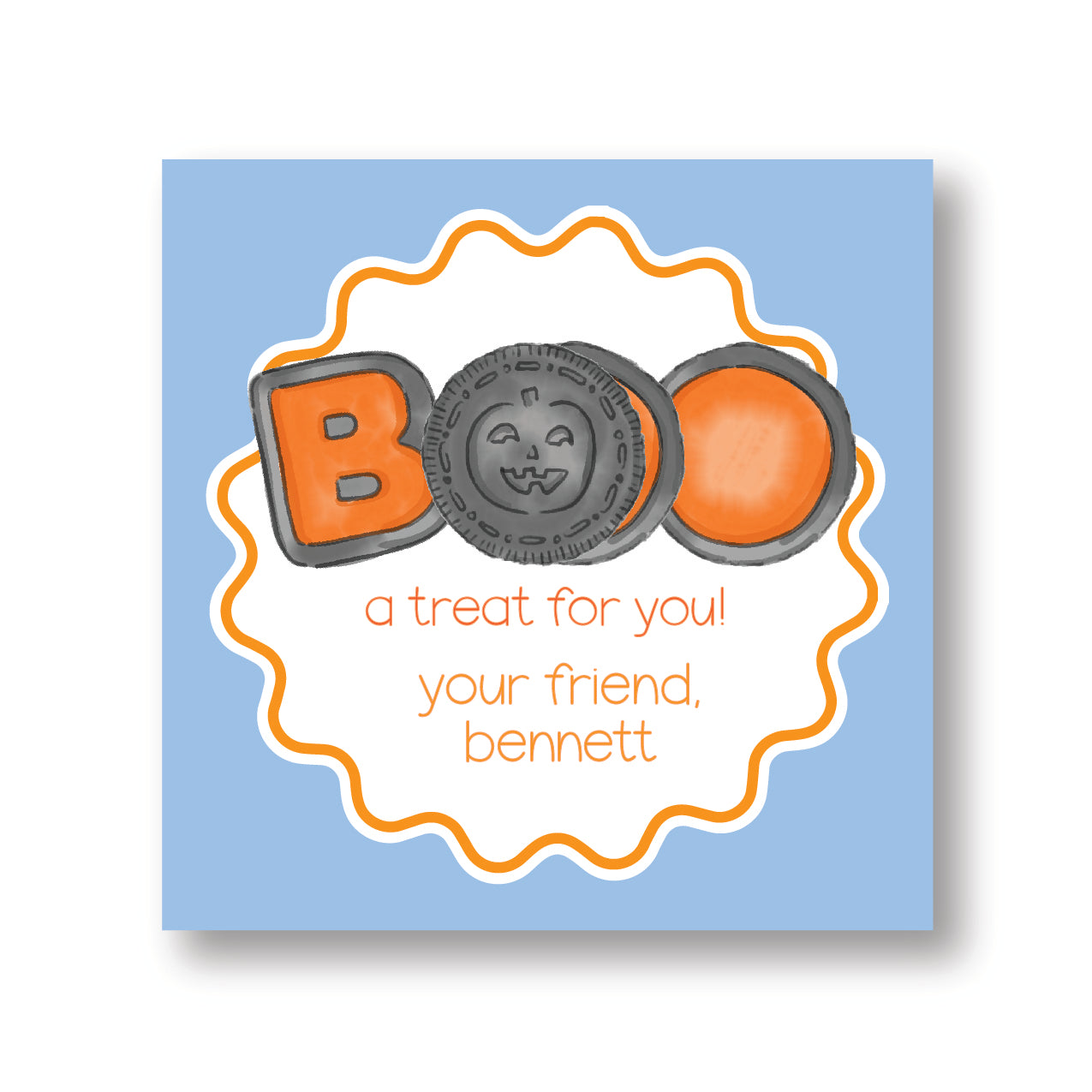 Blue Cookie Oreo tag