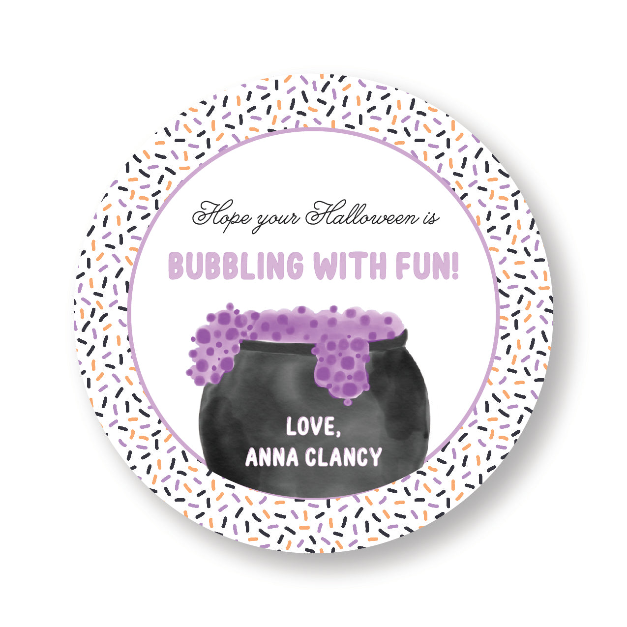 Bubbling with Fun Halloween Tag