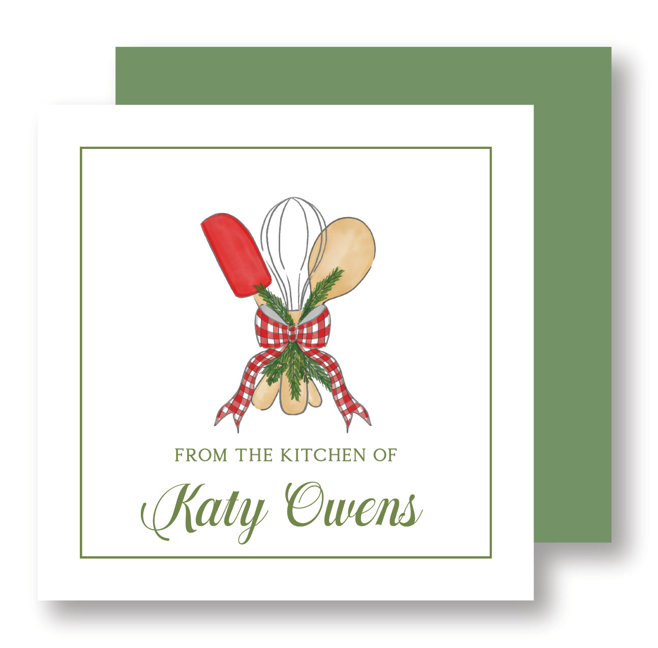 Christmas Kitchen Tag