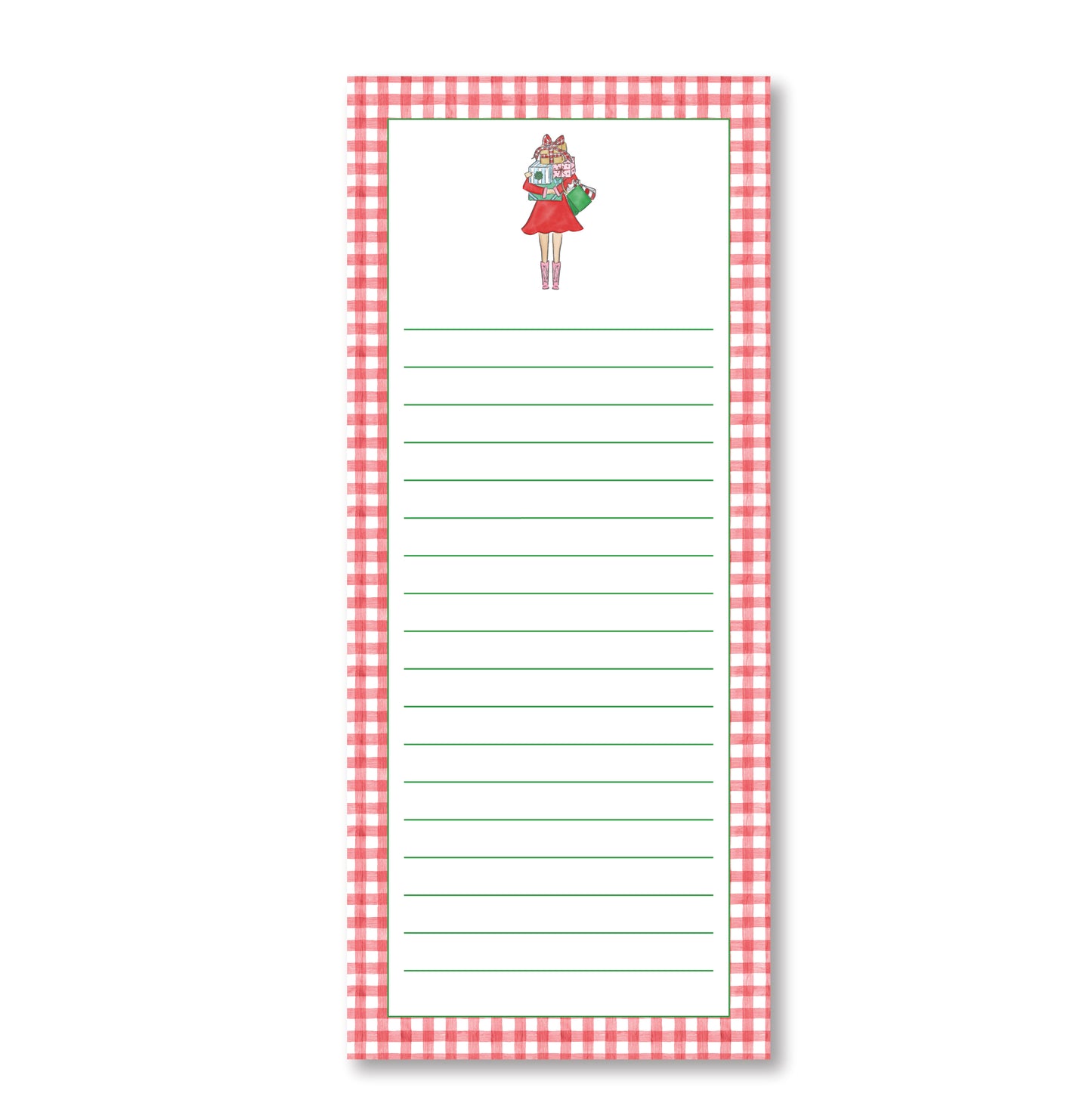 Shopping Girl List Notepad