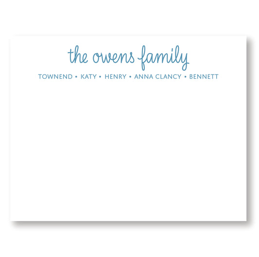 Classic Family Stationery