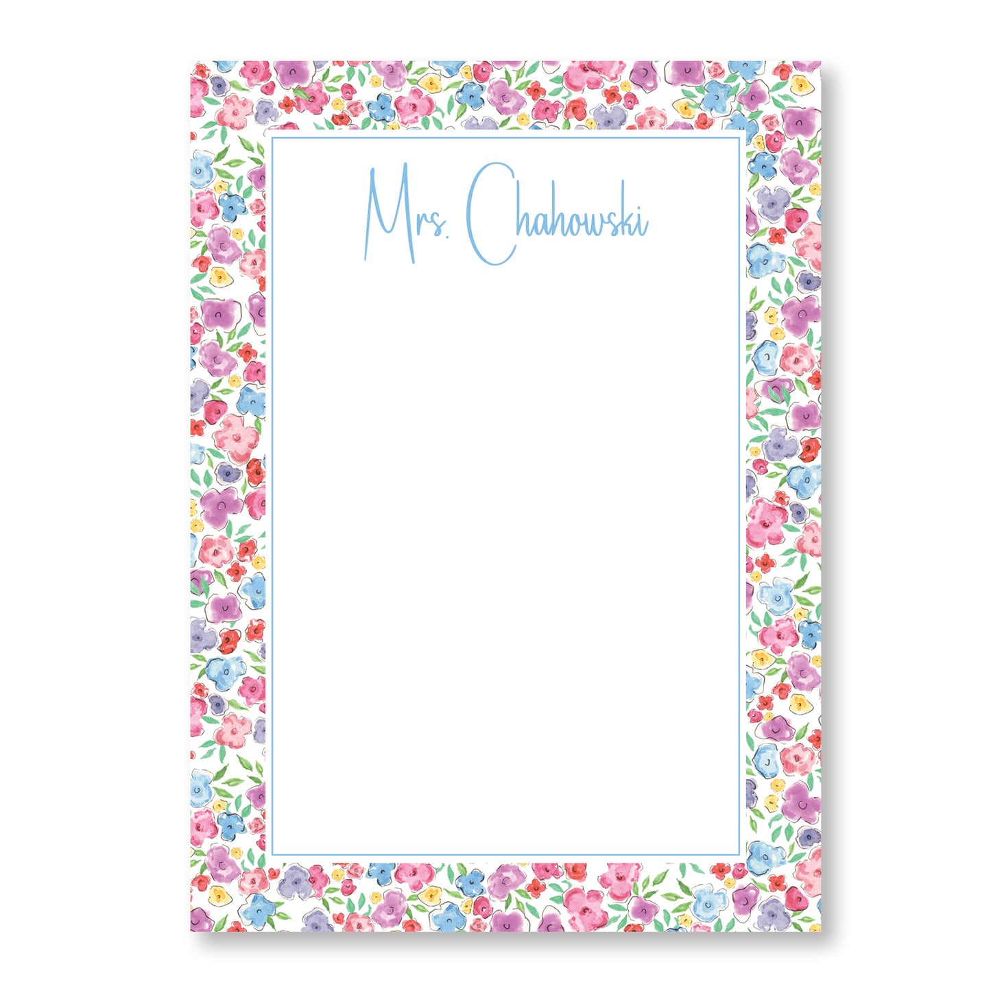 Ditsy Flower Notepad