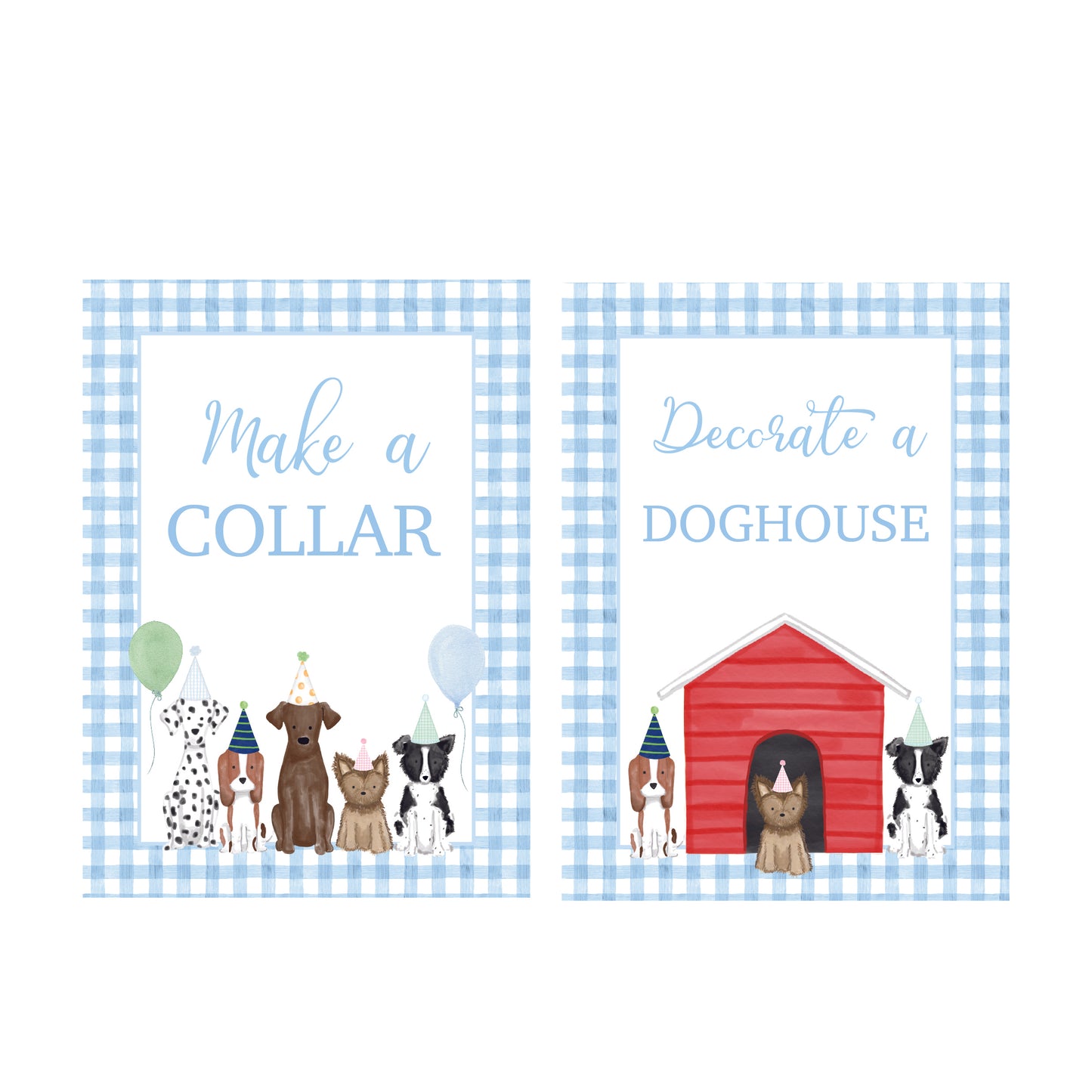 Dog Sign Set