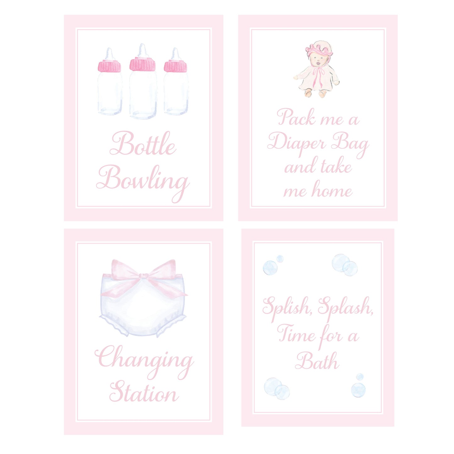 Doll Sign Set