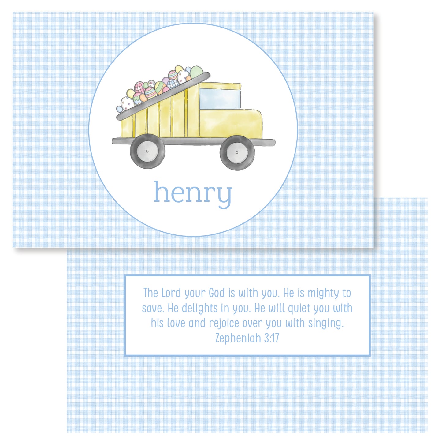 Easter Dump Truck Placemat