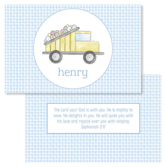 Easter Dump Truck Placemat