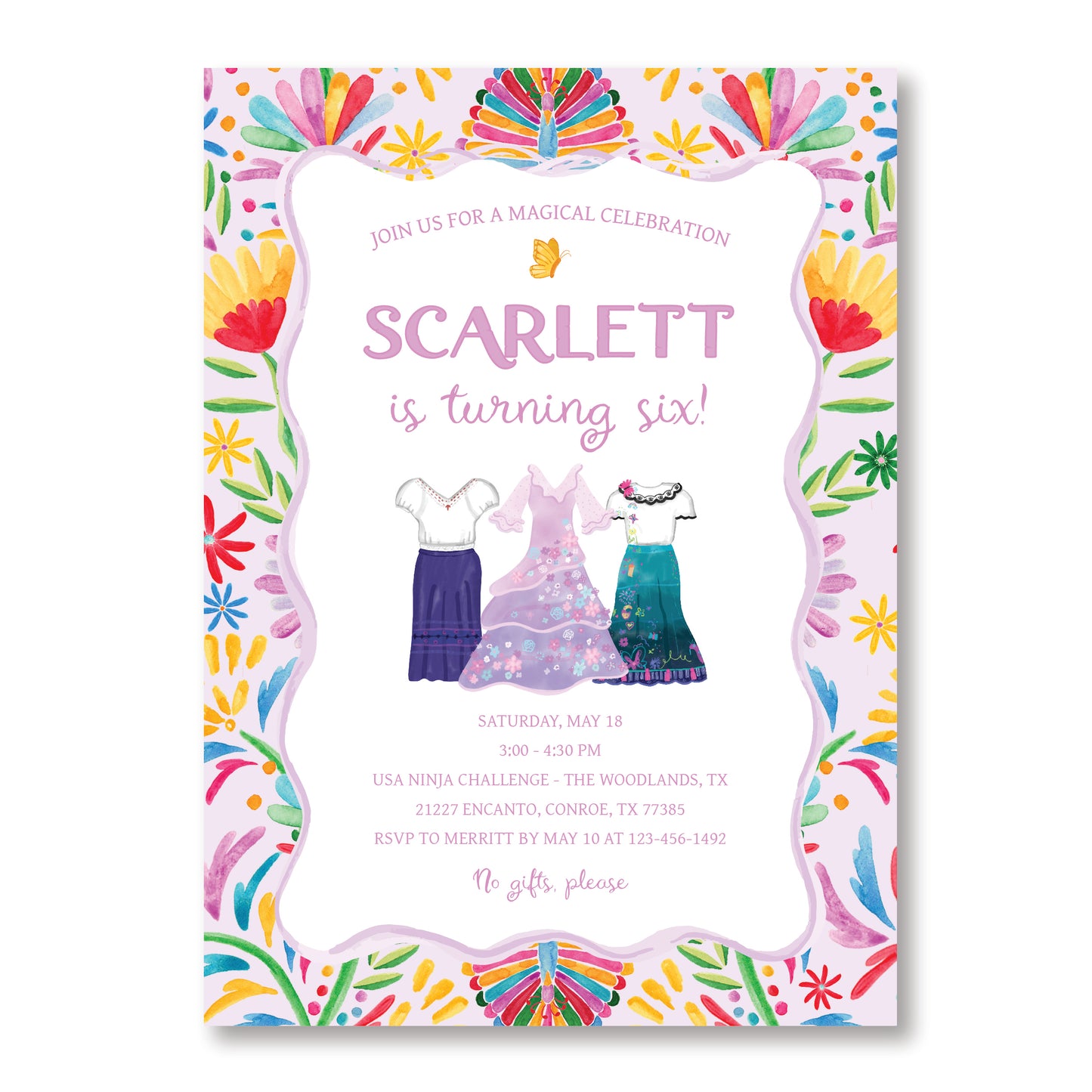 Encanto Invitation