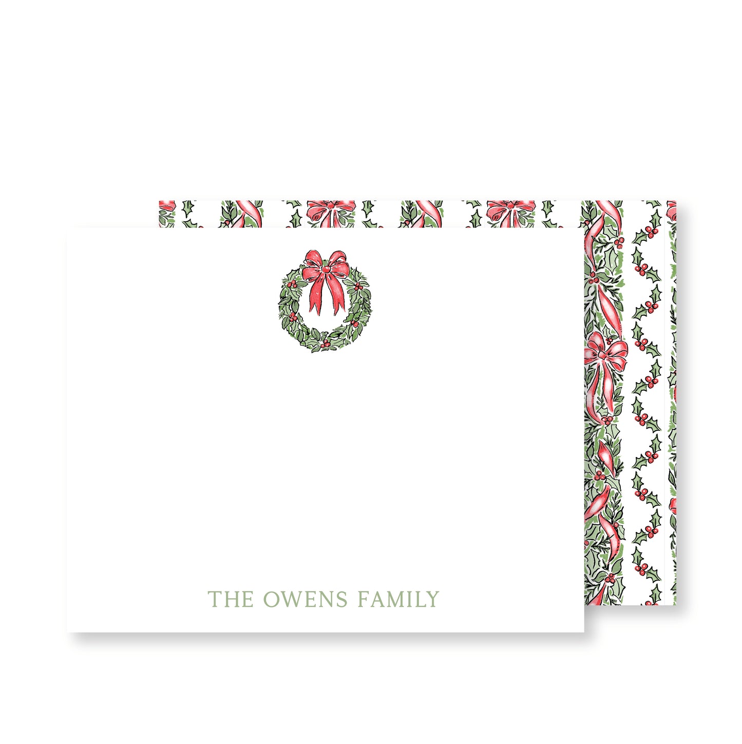 Red Festive Christmas Stationery