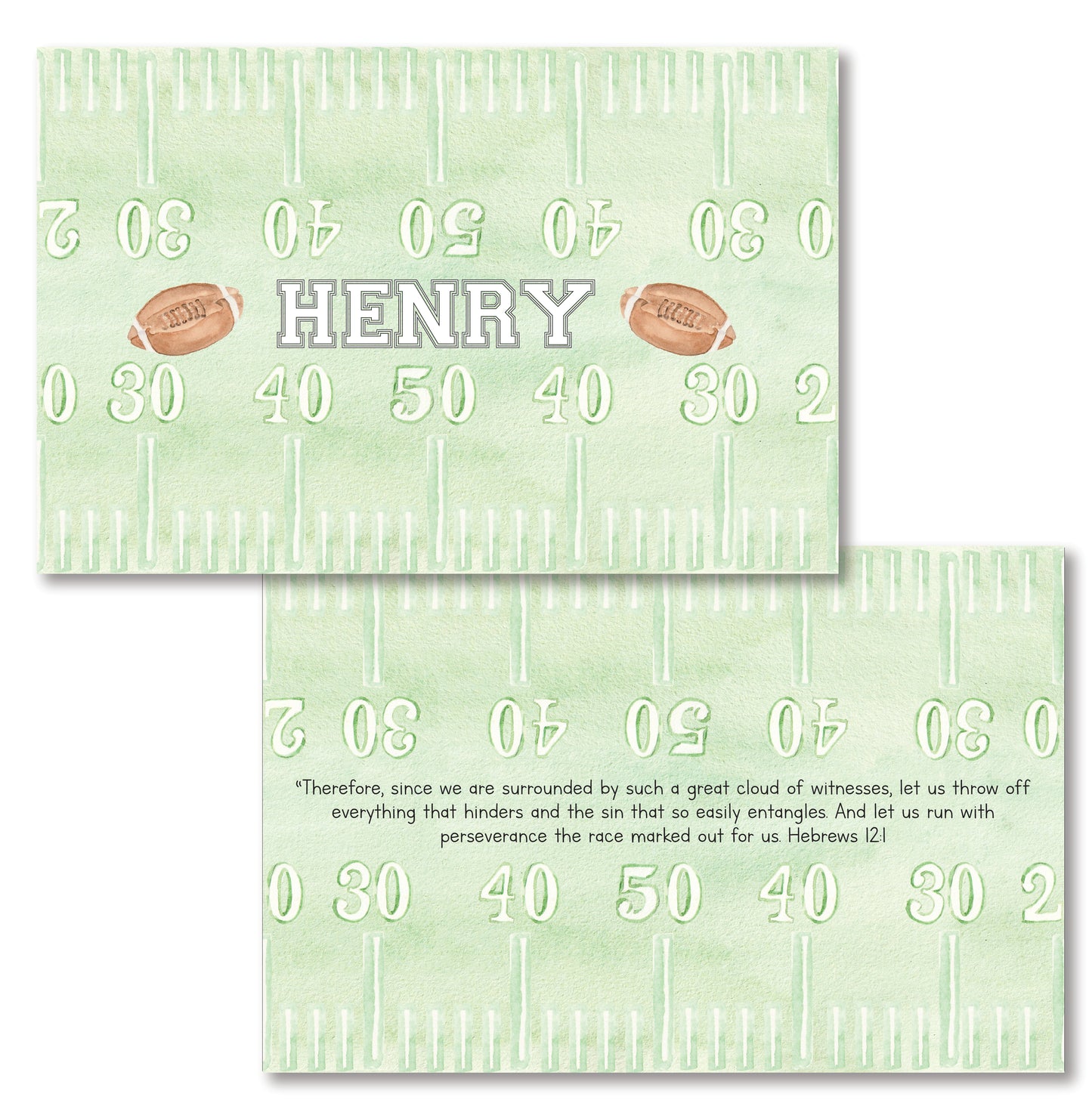 Football Field Placemat