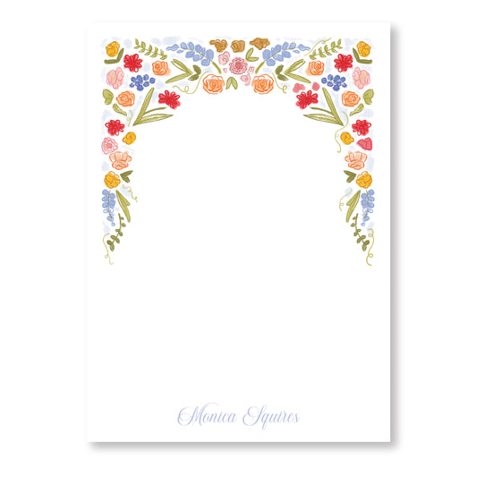 Full Floral Notepad
