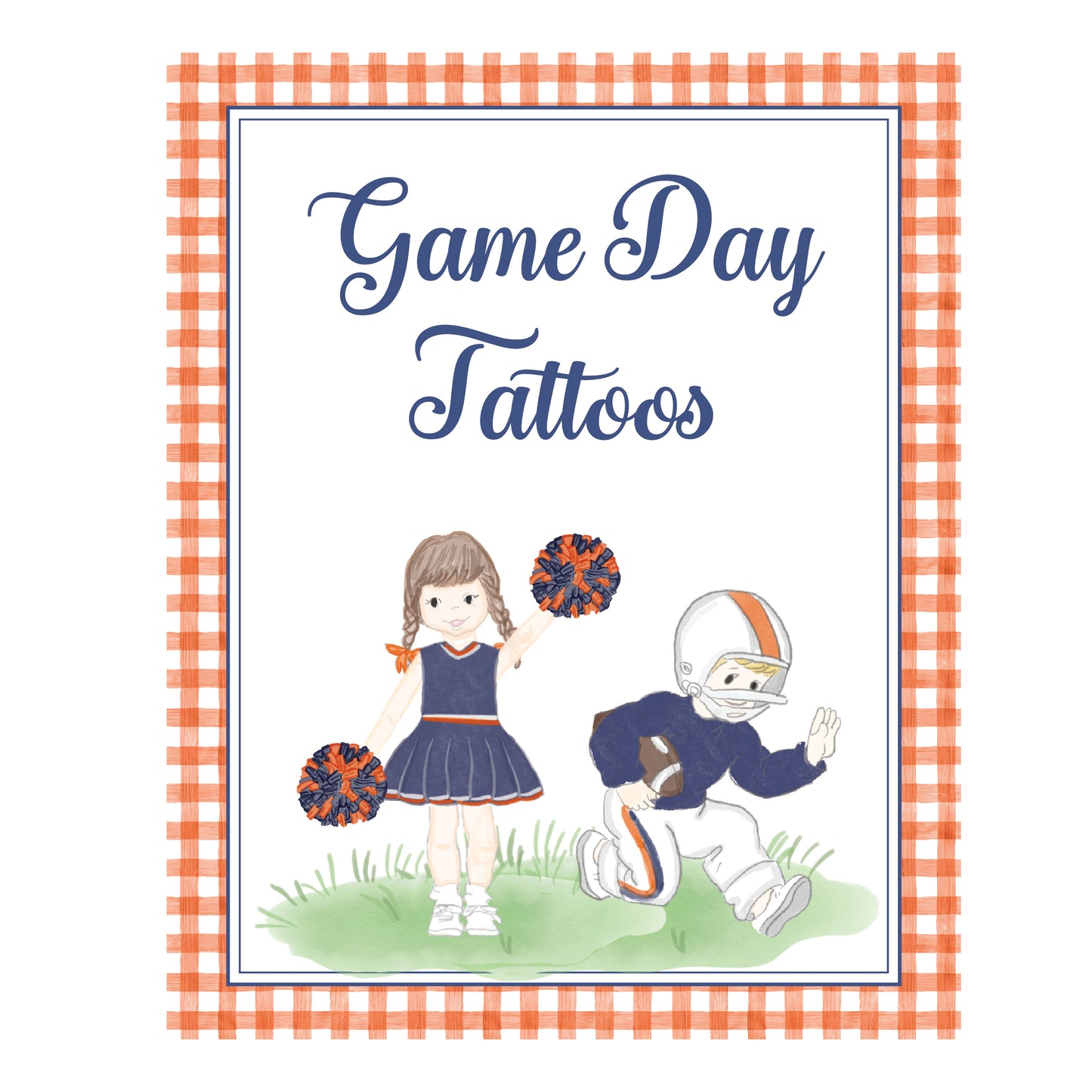 Football/ Cheer Sign Set