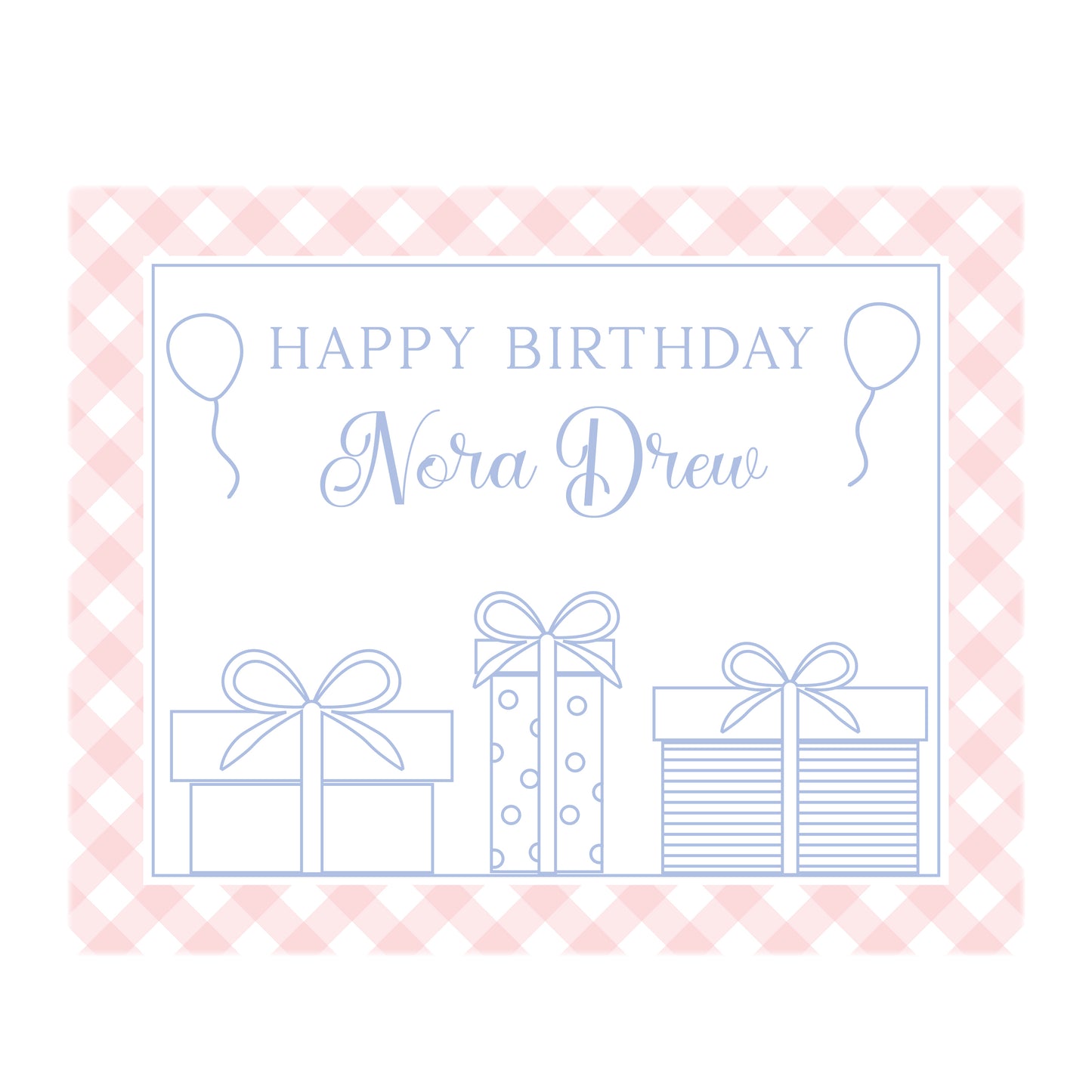 Gift Coloring Sheet