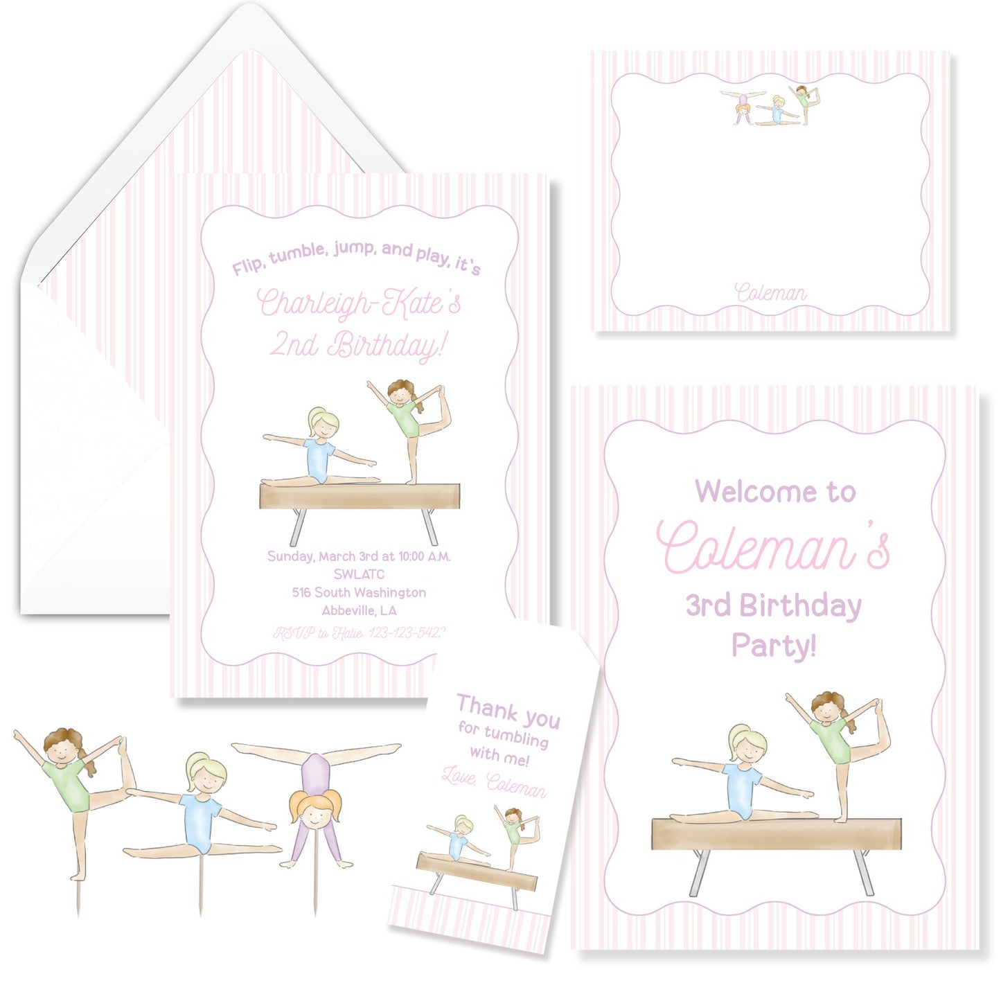 Gymnastics Party Suite