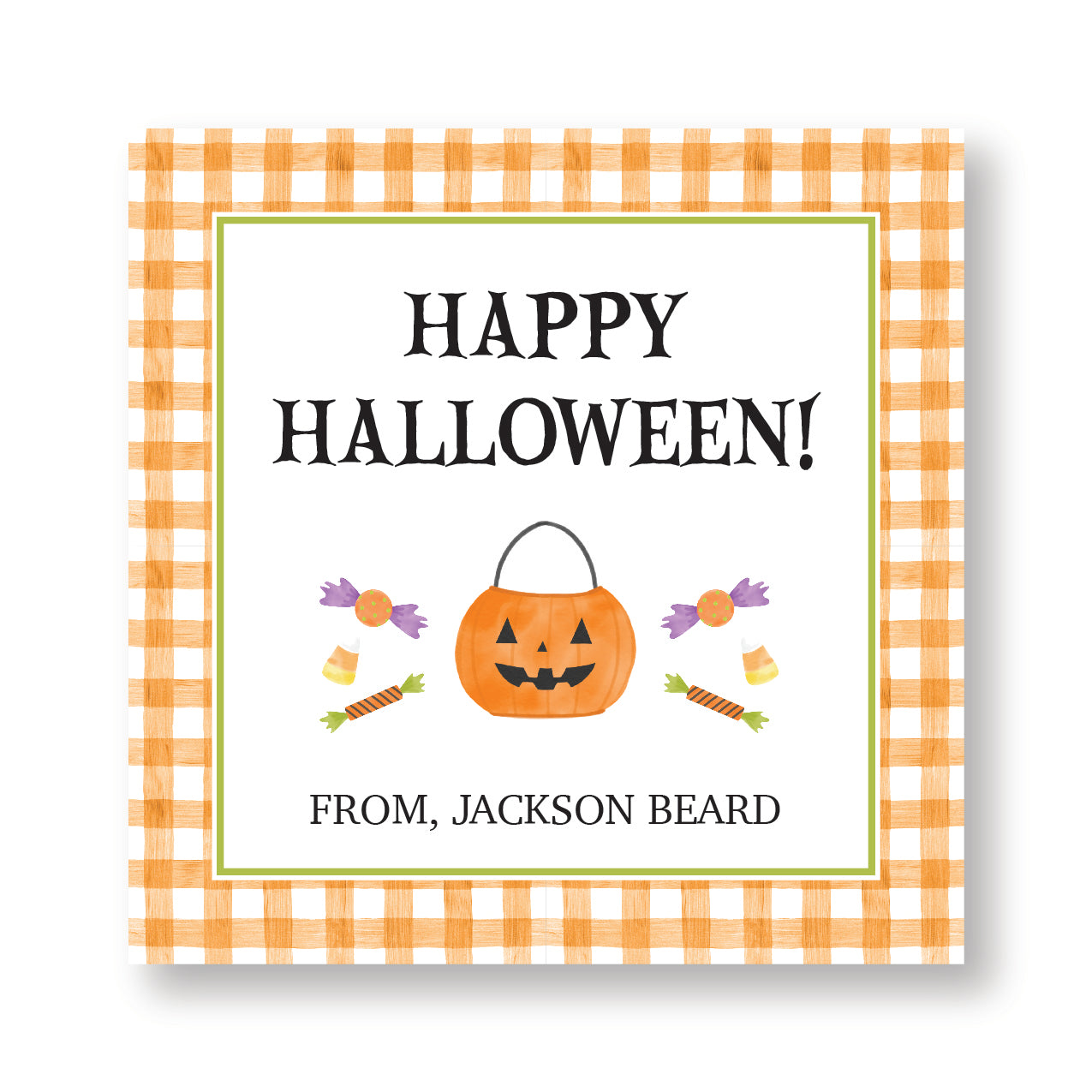 Happy Halloween Jack-O-Lantern