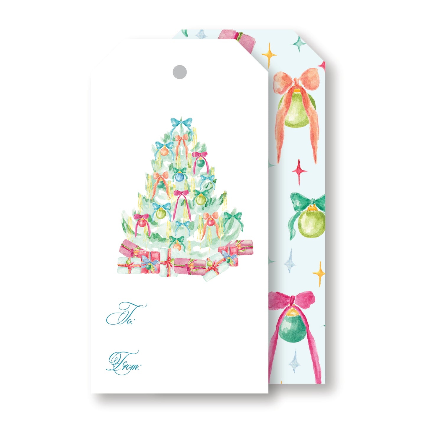 Jewel Tree Christmas Tag