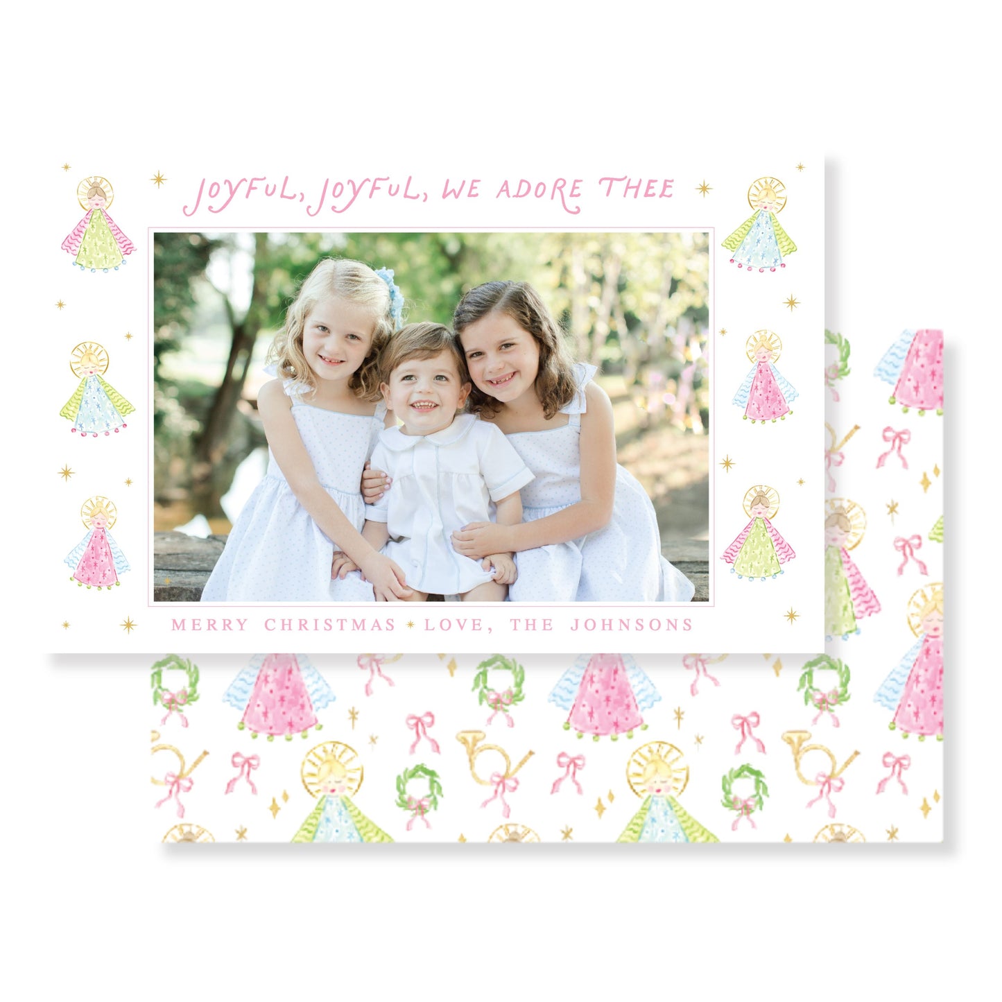 Joyful Angels a9 Card Horizontal