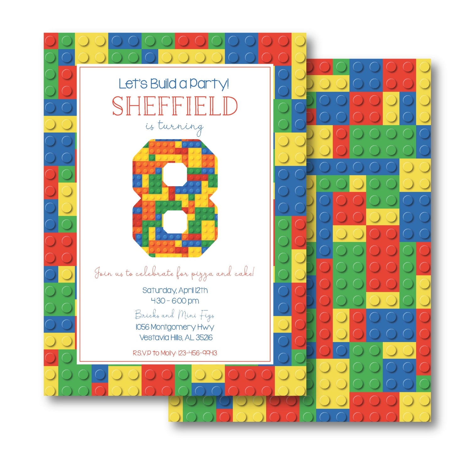 Lego Invitation