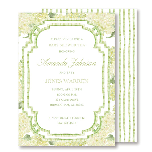 Limelight Baby Shower Invite