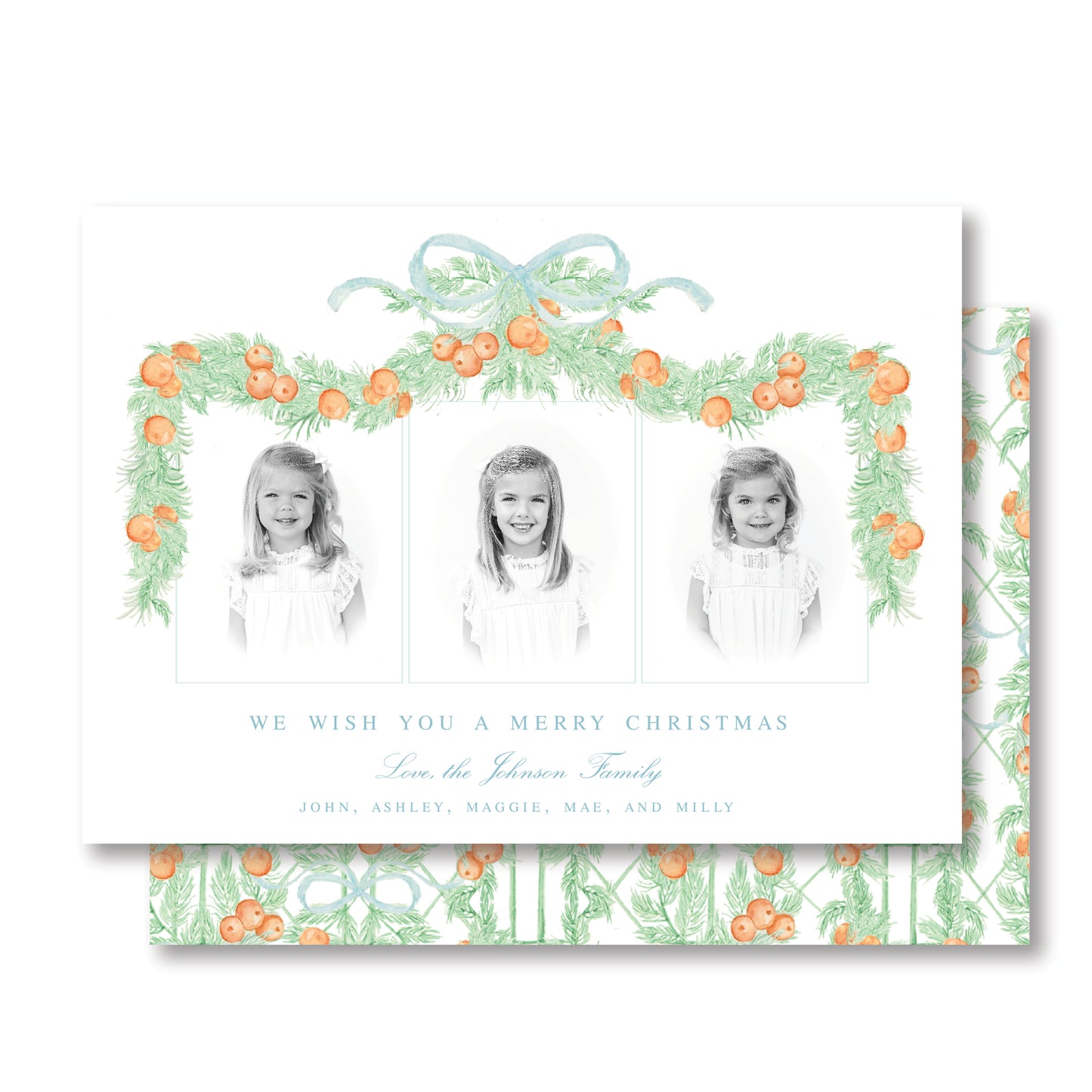 A Citrus Christmas-3 photo Christmas Card Photo
