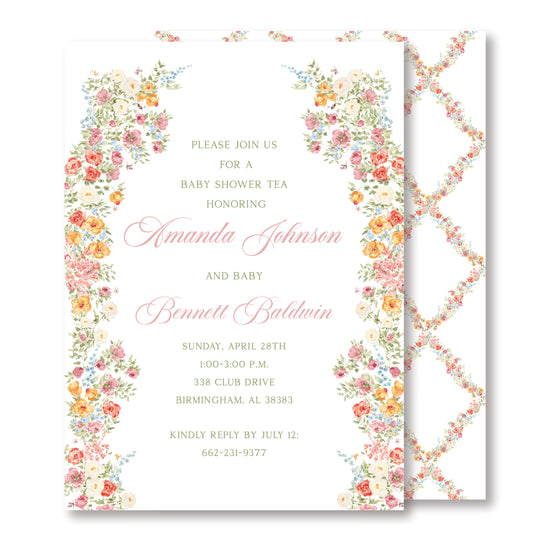 Madison Gardens Baby Shower Invite
