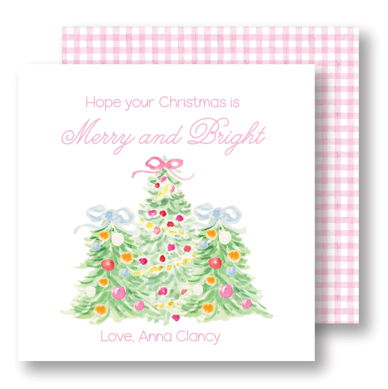 Merry and Bright Pink Trees
