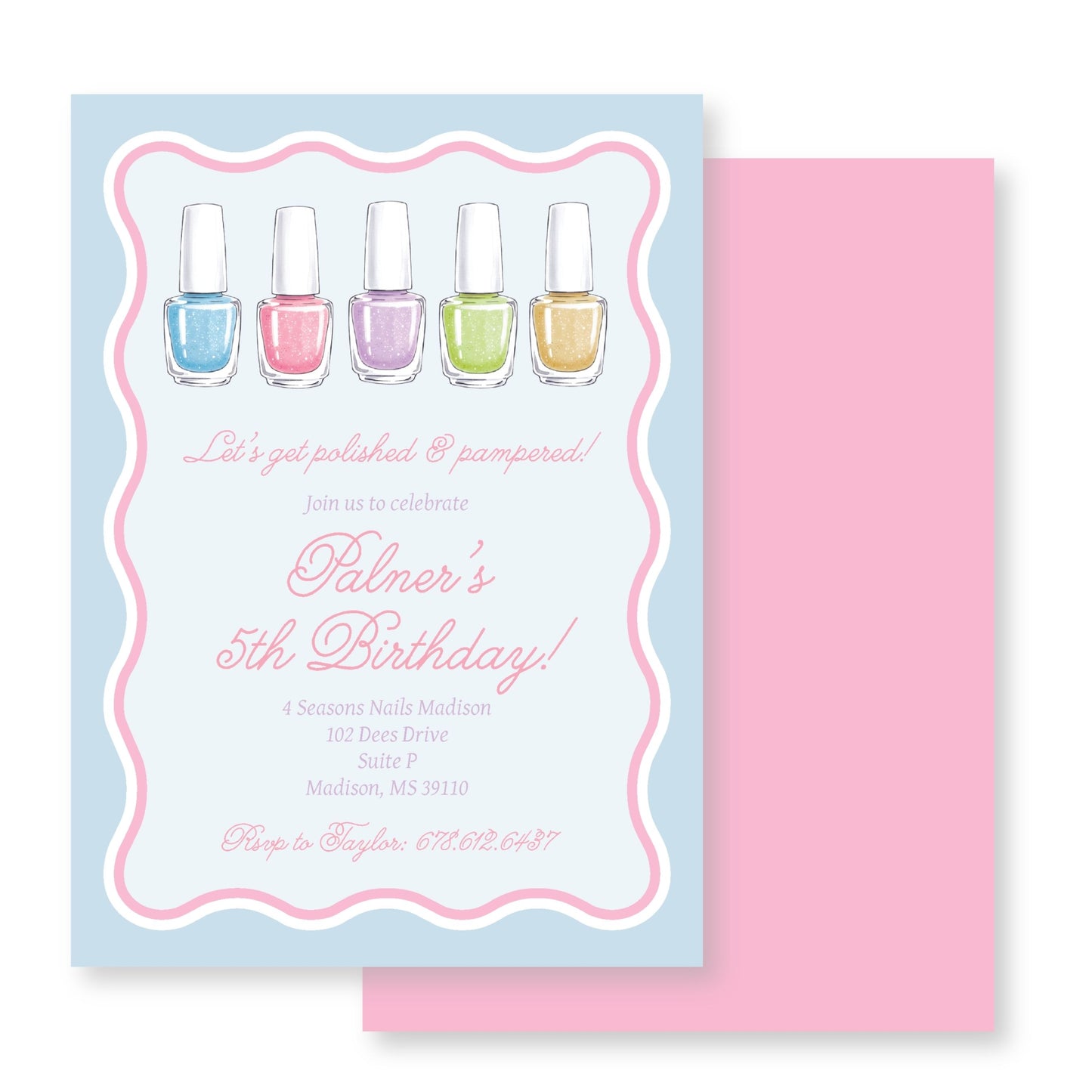 Nailpolish Invitation