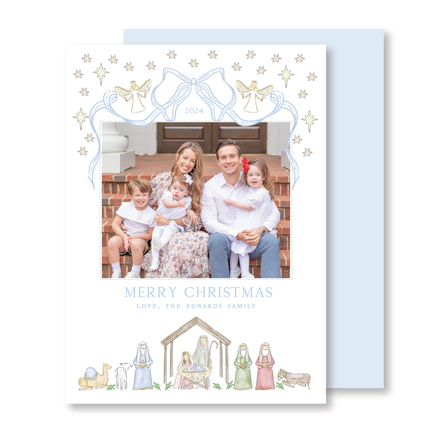Born in Bethlehem Christmas Card Photo