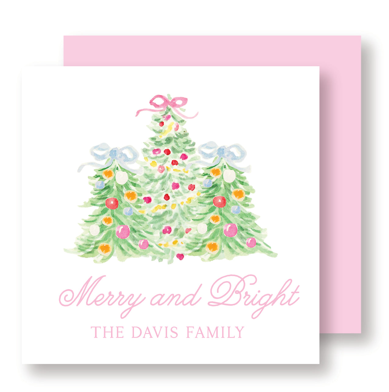 North Pole Trees Pink