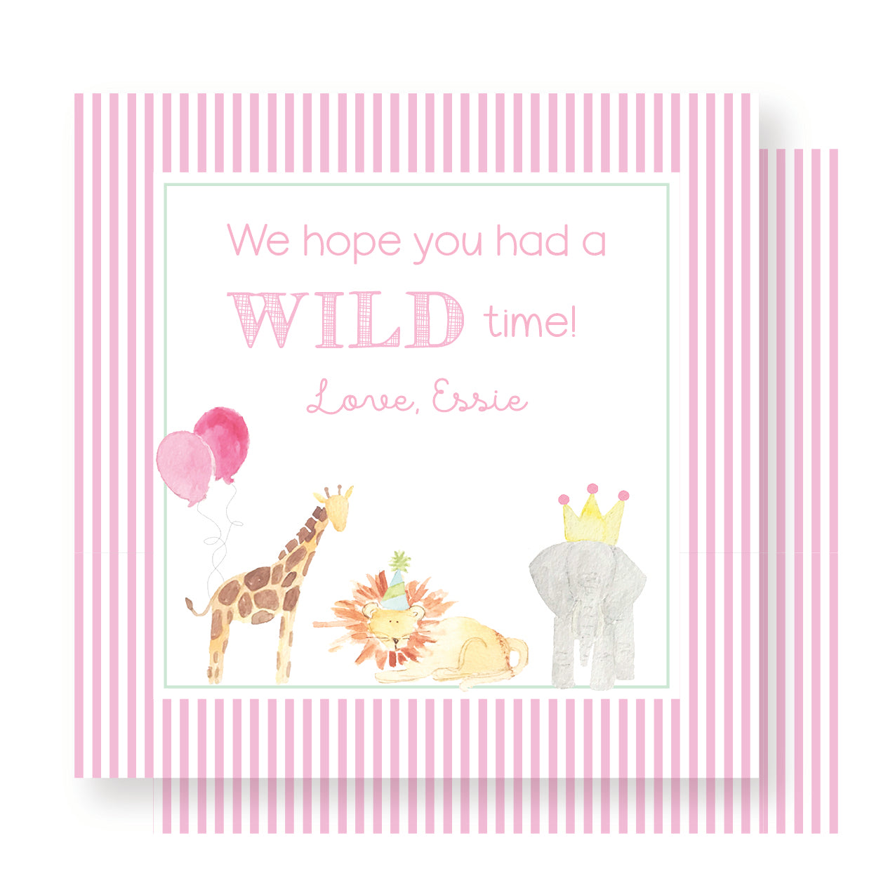 Party Animal Party Tag