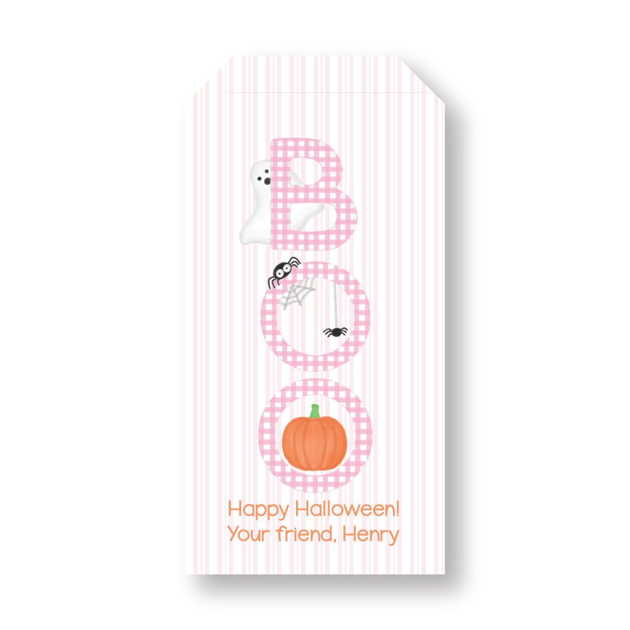 Pink Boo tag