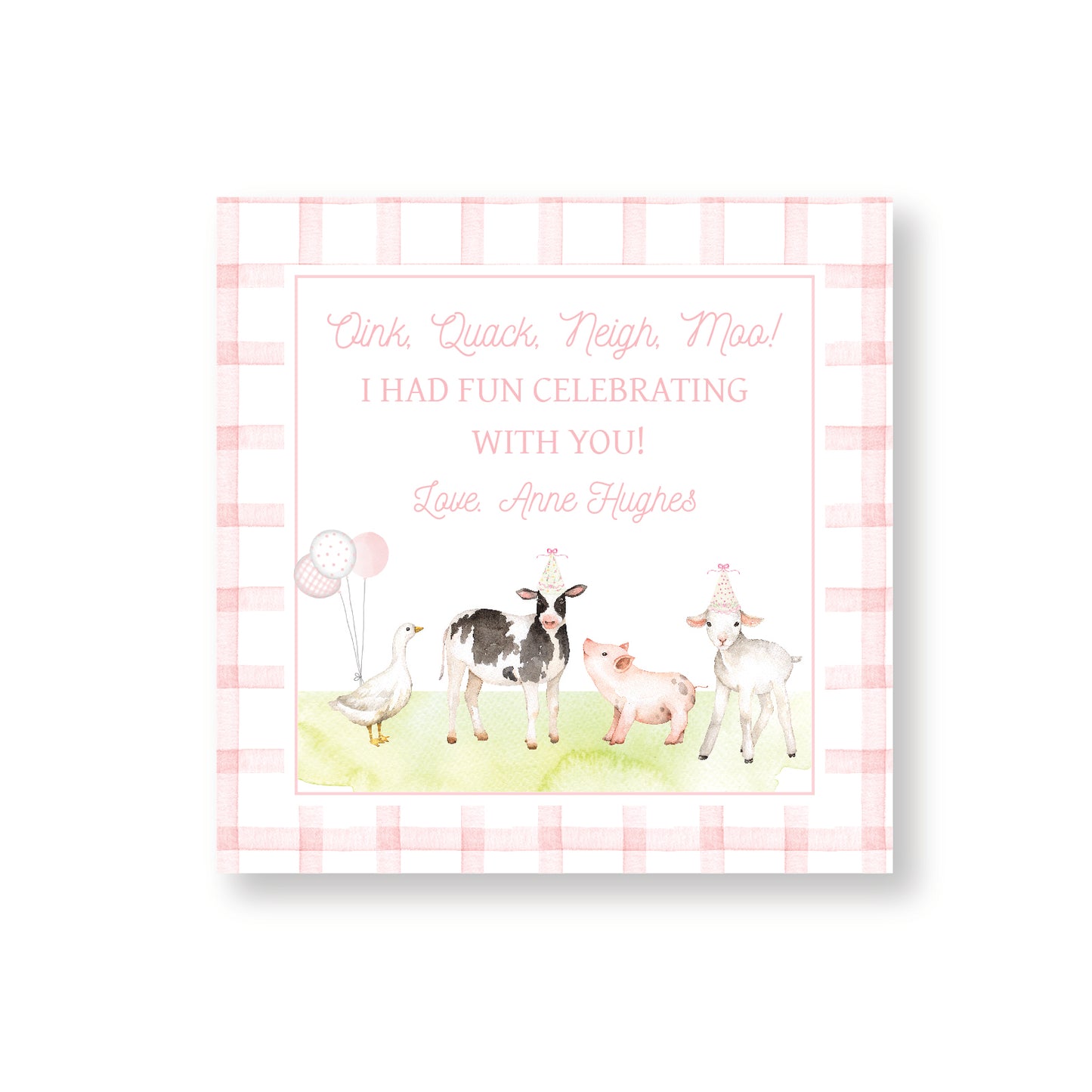 Farm Party Tag