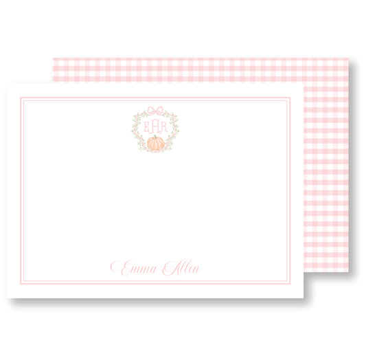 Pink Pumpkin Stationery