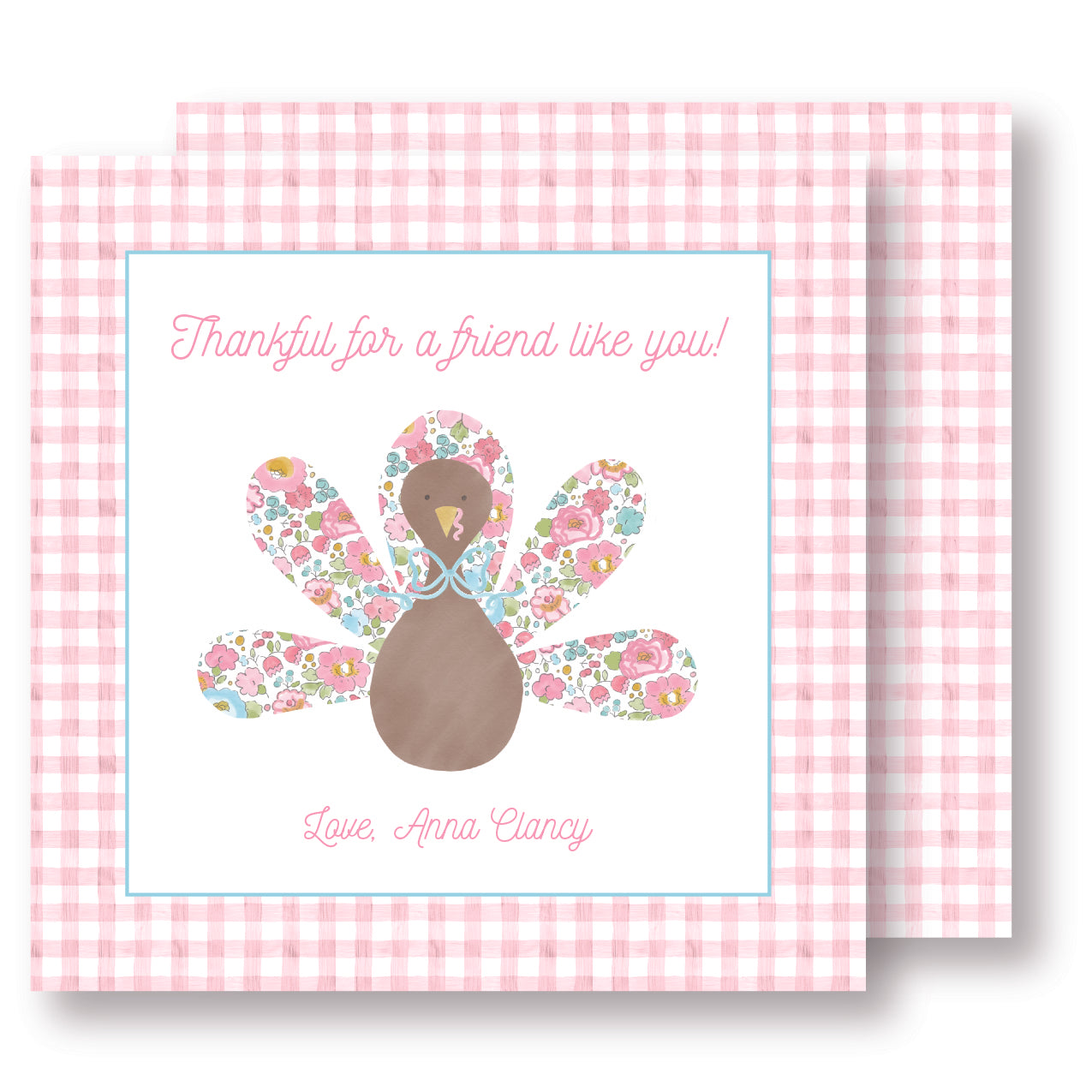 Pink turkey tag