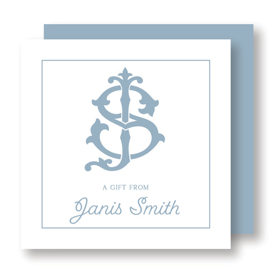 Monogram Chic Enclosure Card