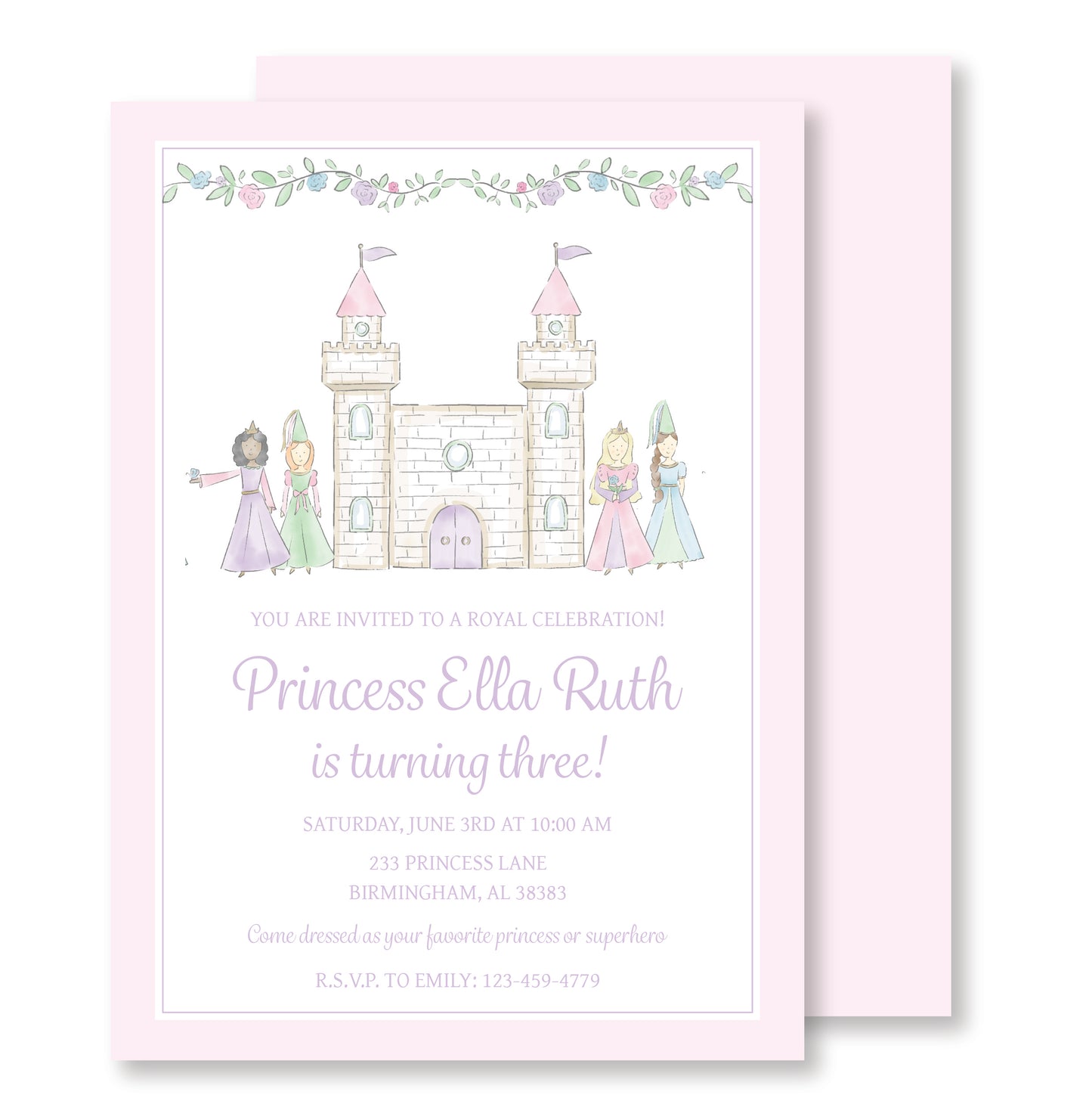 Princess Fairy Tale Invitation