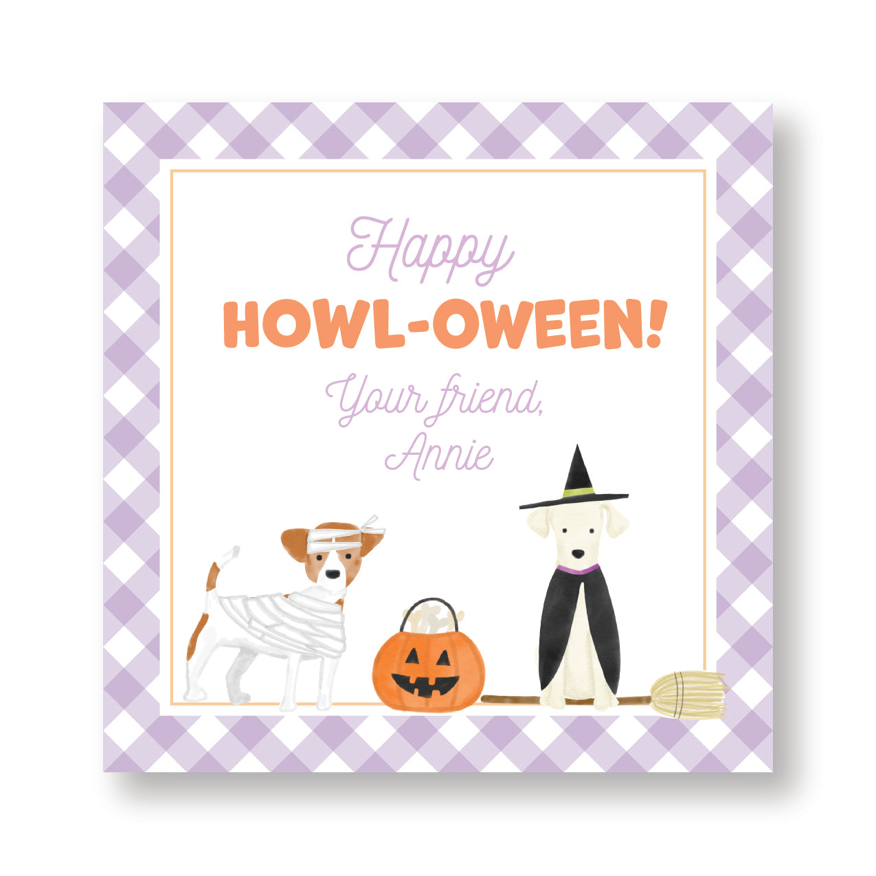 Purple Happy Howl-oween