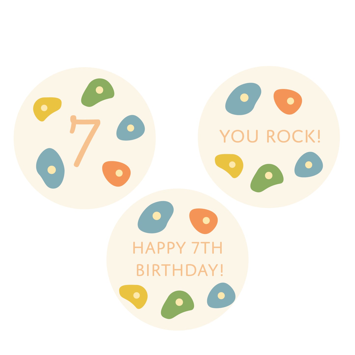Rock Climbing Cupcake Toppers