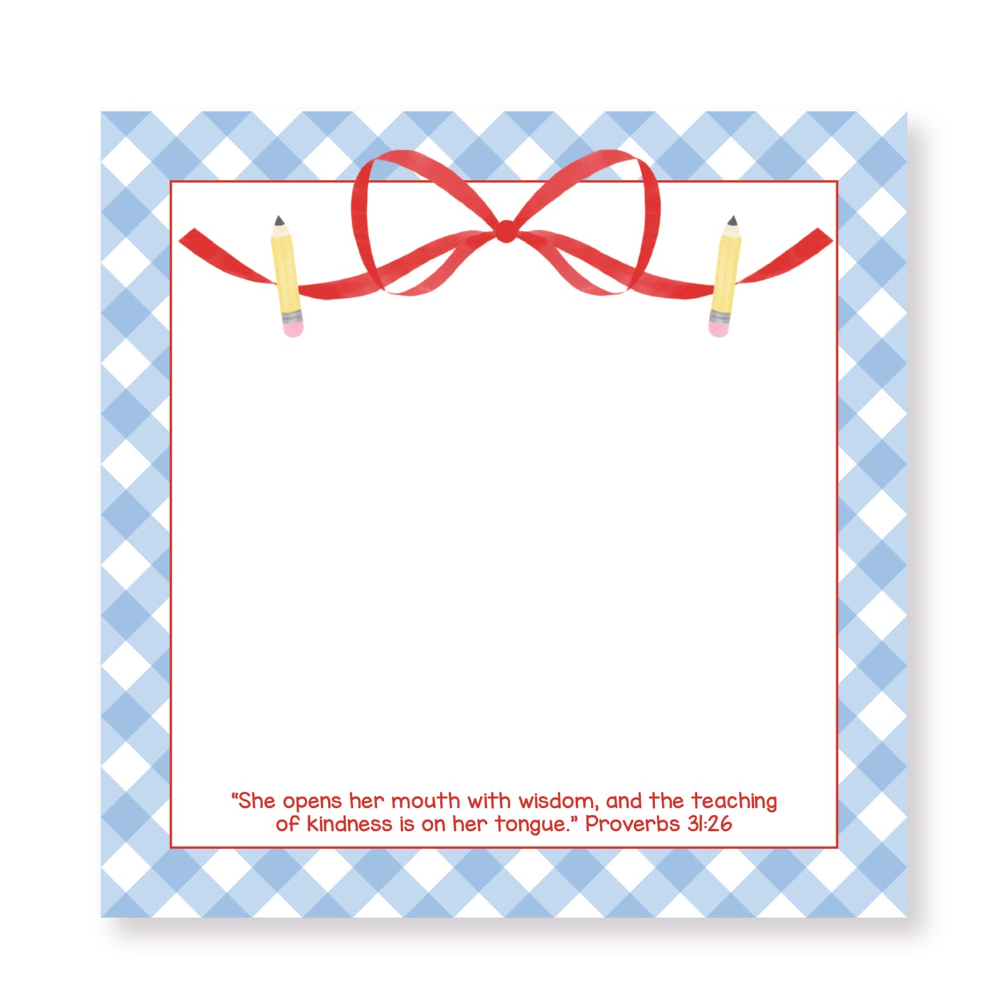 Teacher Square Notepad