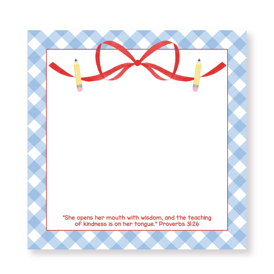 Teacher Square Notepad