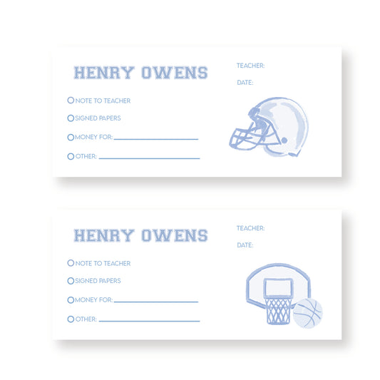 Sports School Envelope