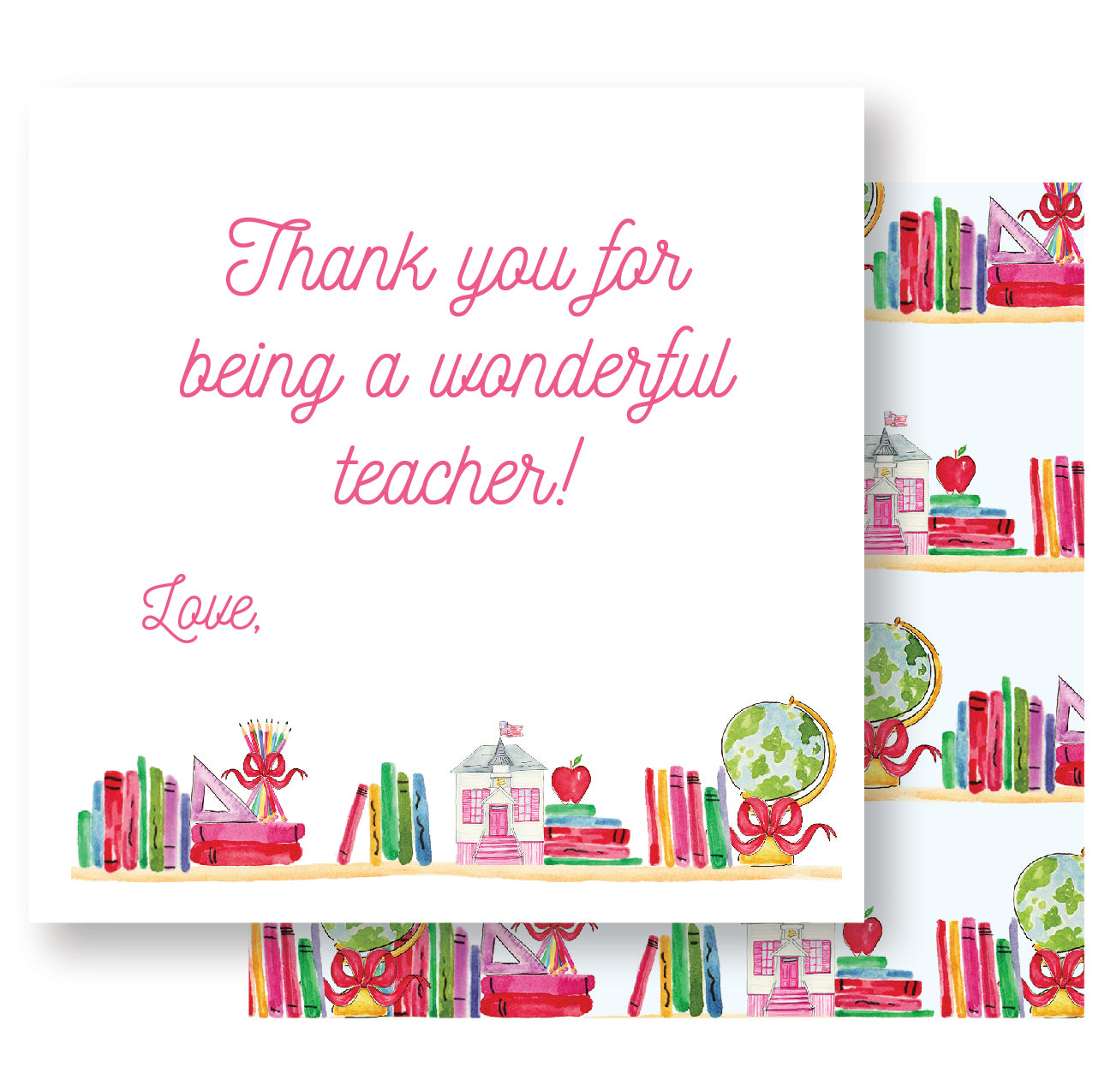 Teacher Thank You Tag