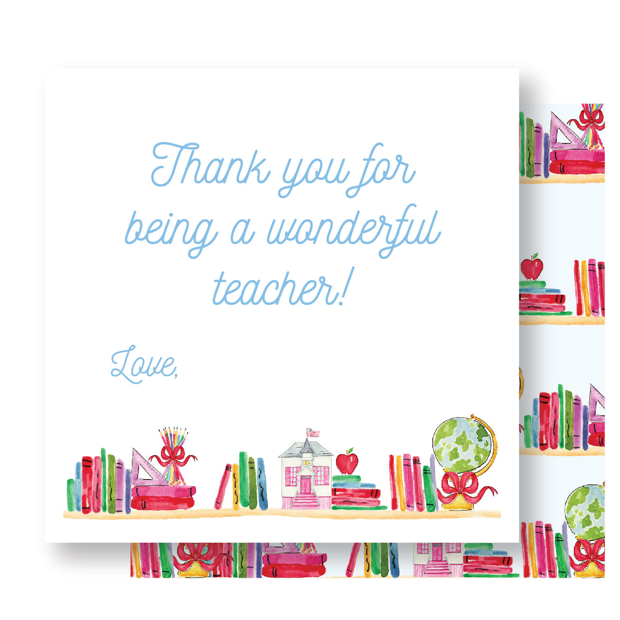 Teacher Thank You Tag