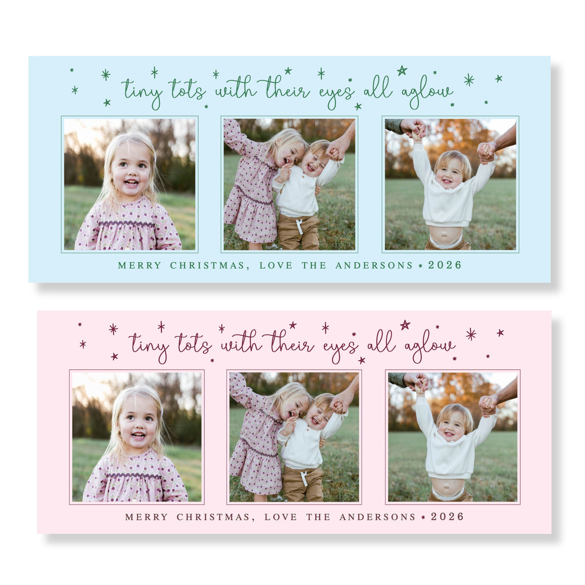Tiny Tots Multi-Photo Christmas Card