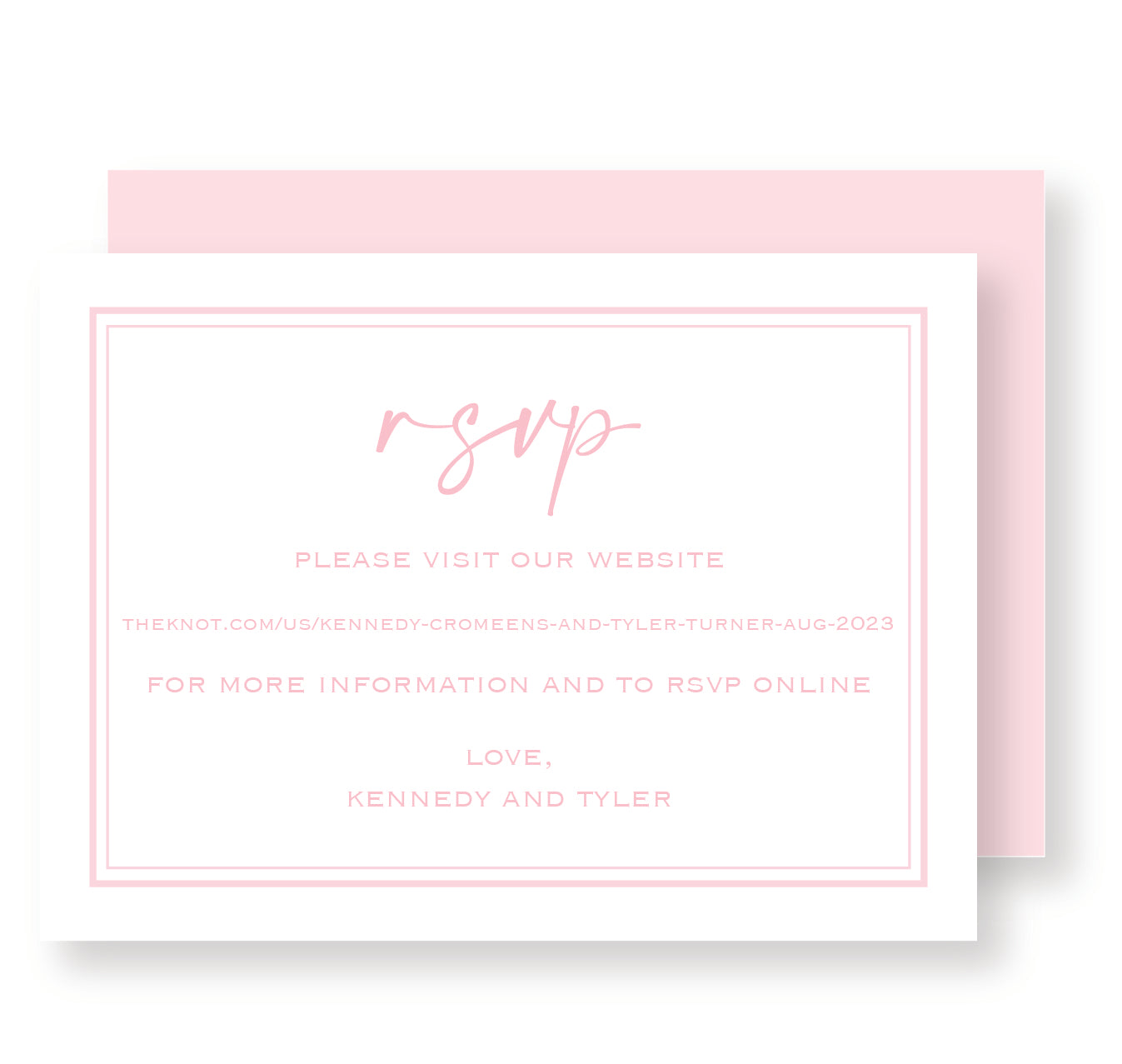 Wedding Invite Enclosure Card
