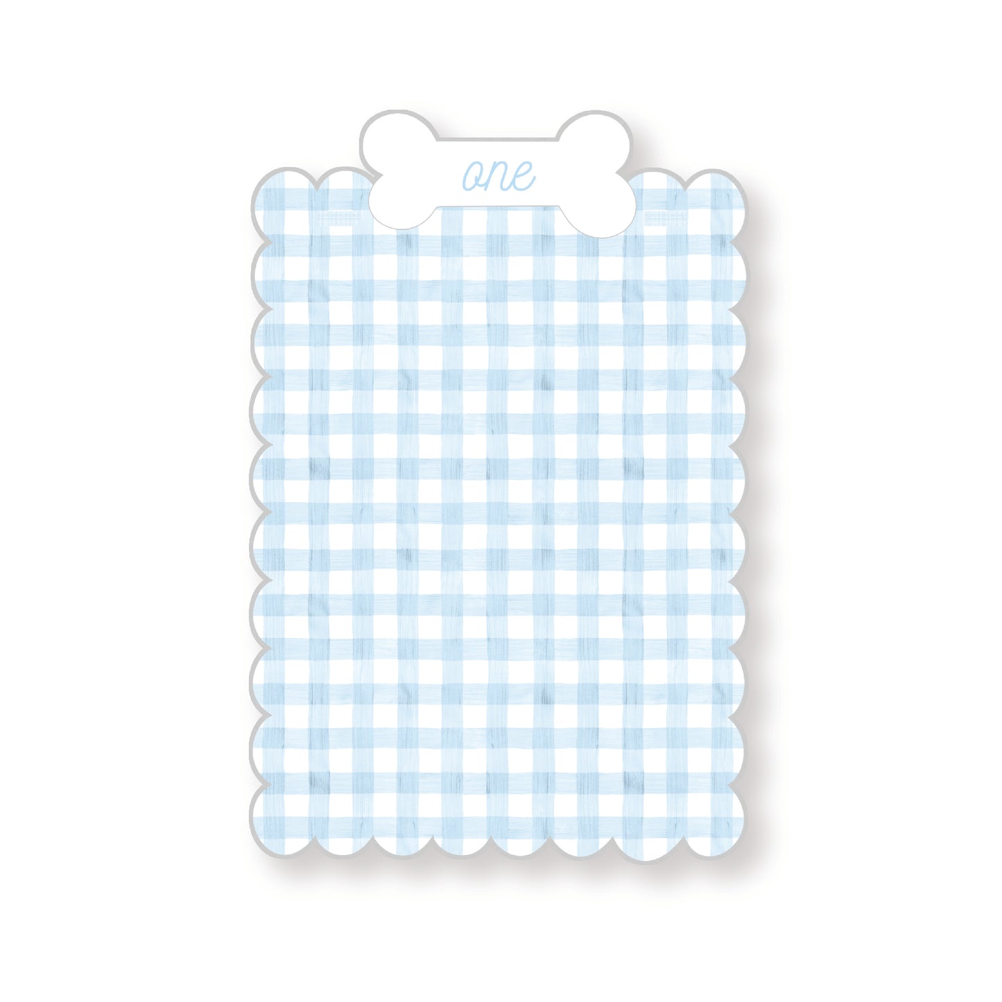 Bone Gingham Monthly Banner