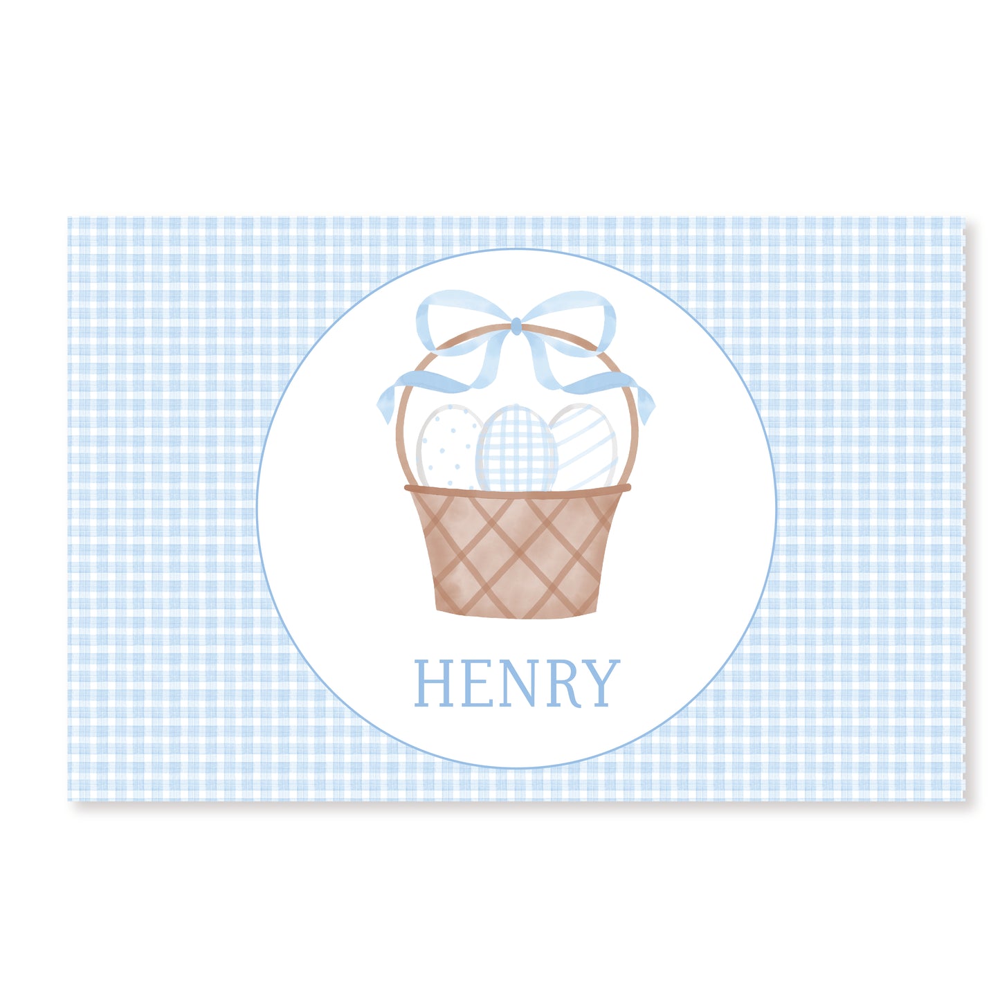 Valentine/ Easter Placemat Blue