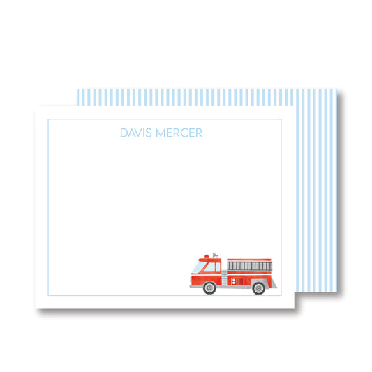 Fire Truck Stationery