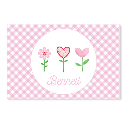 Valentine/ Easter Placemat Pink