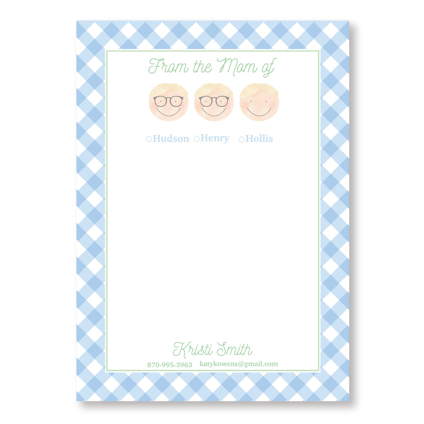 Faces Notepad